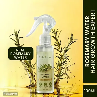 Organic Rosemary Water For Hair Damage Repair Spray 100ML-thumb0