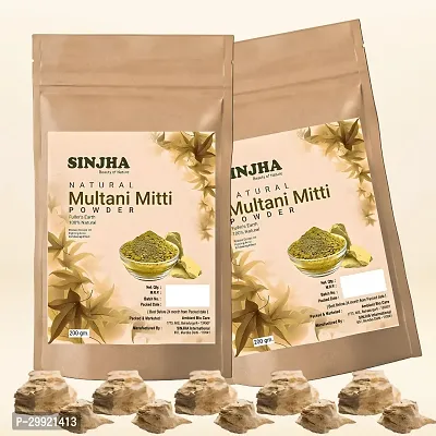 Pure Natural Multani Mitti Powder Skin Glow 200G Pack Of 2