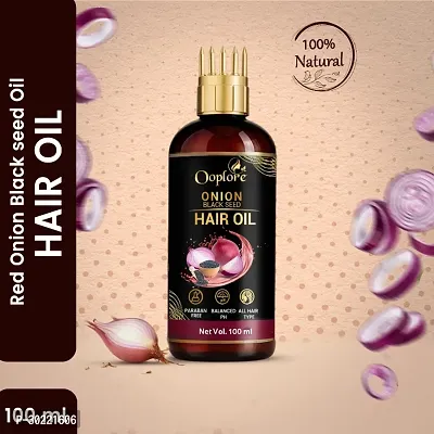 Special Red Onion Hair Oil For Hair Fall and Regrowth With Black Seed Hair Oil