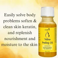 Combo Kit For Body  Face Care - Yellow Peeling Oil For Body Cleaning With Nabhi oil for Belly, Skin , Health, and Beauty Care-thumb1