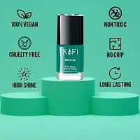 Gel Effect Nail Polish- Long lasting, Non Toxic, High Shine, Vegan, 10-Free Formula, SalonPro-(Pop Green)-Nights of Northen Lights-thumb4