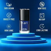 Premium Nail Polish- Long lasting, Non Toxic, High Shine, Vegan, 10-Free Formula, SalonPro-(Blue)-Born into Royalty-thumb2