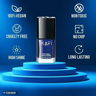 Premium Nail Polish- Long lasting, Non Toxic, High Shine, Vegan, 10-Free Formula, SalonPro-(Blue)-Born into Royalty-thumb3