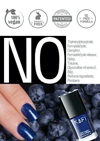 Premium Nail Polish- Long lasting, Non Toxic, High Shine, Vegan, 10-Free Formula, SalonPro-(Blue)-Born into Royalty-thumb3