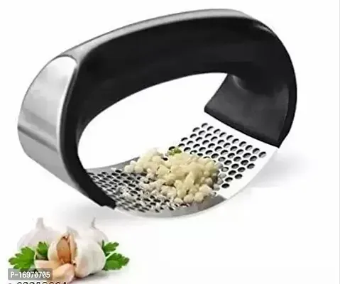 Stainless Steel Kitchen Garlic Crusher Garlic Press Kitchen Gadgets Kitchen Tool-thumb0