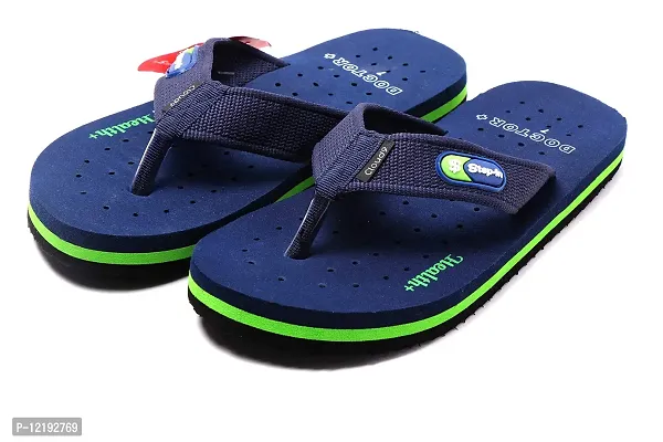 STEP IN Extra Soft Slipper Ortho Care Orthopaedic Comfort Dr.Slipper, Flip-Flop and House Slipper for Men's BLU-thumb2