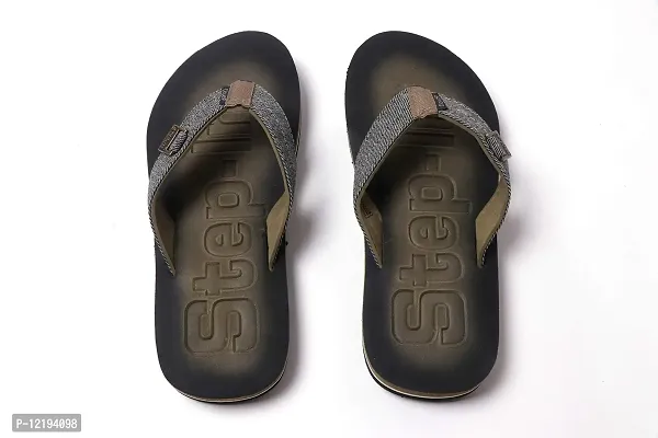 STEP IN Denim Men's Flip-Flops and House Slippers-thumb2