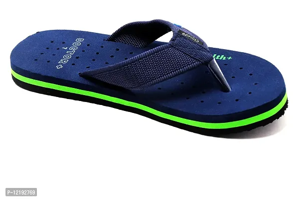 STEP IN Extra Soft Slipper Ortho Care Orthopaedic Comfort Dr.Slipper, Flip-Flop and House Slipper for Men's BLU-thumb0