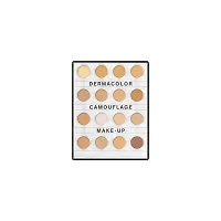 Crynn Supra Color Foundation Concealer Cream Palette 12 Colors for Women  Girls, Natural Finish(Medium Coverage Kit)-thumb2