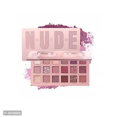 INDIANA HUDA Nude Eyeshadow Palette 18 Color Makeup Palette Highlighters Eye Make Up High Pigmented Professional Mattes and Shimmers-thumb0