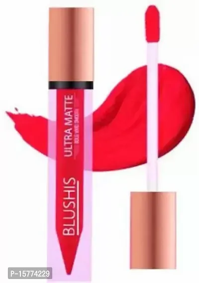 Blushis Ultra Smooth Waterproof Long-lasting Matte Liquid Lipstick (Magenta, 7 ML) Set Of 1