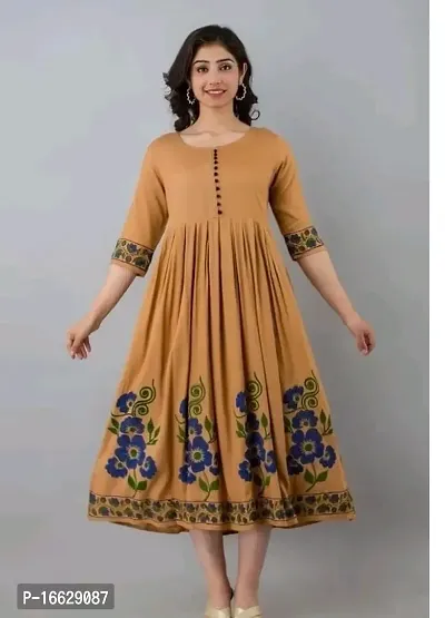 Fancy Rayon Kurti for Women-thumb0