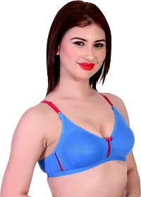 Looking Style RUBTY Women Full Coverage Underwire Bra (Blue)_32B-thumb2