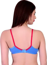 Looking Style RUBTY Women Full Coverage Underwire Bra (Blue)-thumb1