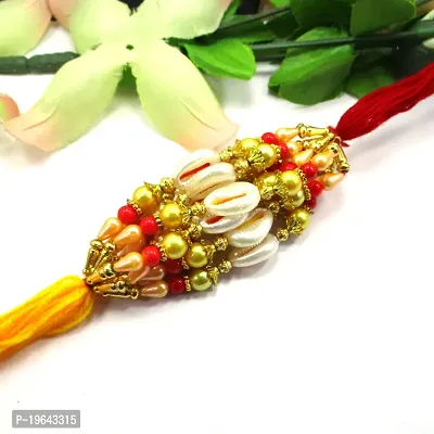 Omsar Jewelry Bhaiya bhabhi Rakhi Combo Set  (12 Rakhi)-thumb0