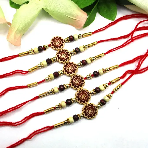 Combo Of 6 Beautiful Rakhi