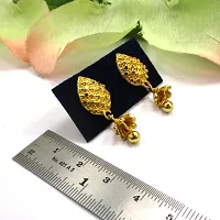 Gold Plated Cute Tops Earrings For Girls And Women Alloy Drops  Danglers-thumb2