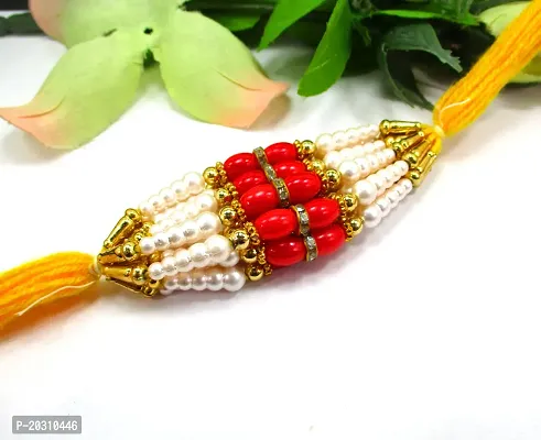 10 PCS Bhaiya Bhabhi Rakhi Combo Set For Rakhi Day-thumb0