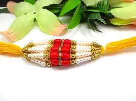 10 PCS Bhaiya Bhabhi Rakhi Combo Set For Rakhi Day-thumb1