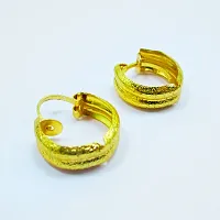 Stylish Gold Plated Cute Bali Unisex Earrings Alloy Hoop Earring-thumb2