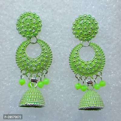 Latest Style Beautiful Jhumki Earrings For Girls Alloy Jhumki Earring
