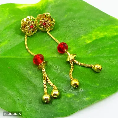 Omsar Jewelry Top Class Gold Plated Sui Dhaga Earrings-thumb0