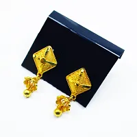 Omsar Jewelry Gold Plated Daily Wear Wonderful Tops Earrings-thumb1