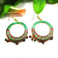 Engagement Night Multi Color Drop Earrings For Girls-thumb2