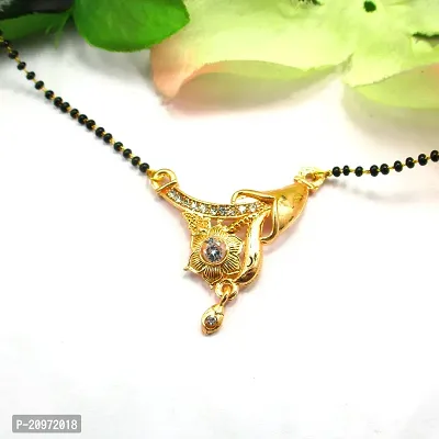 CZ Rose Gold Plated Gorgeous Daily Wear Mangalsutra-thumb4