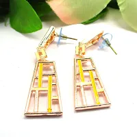 Valentine day Drop Dangle Gold Plated Birthday Gift Earrings-thumb2