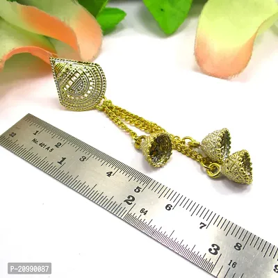 Wonderful Gold Plated Daily Wear Drop Dangle Earrings-thumb2