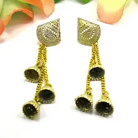 Wonderful Gold Plated Daily Wear Drop Dangle Earrings-thumb2