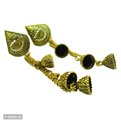 Latest Style Gold Plated Large Girls Earrings