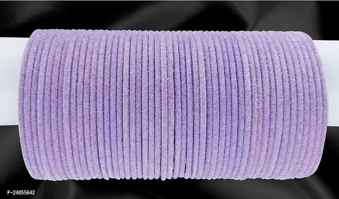 Purple Color Fabric Bangle Set (Pack of 36)