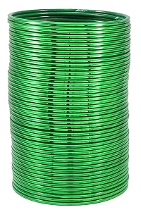 Green Color Metal Bangle Set (Pack of 36)-thumb3