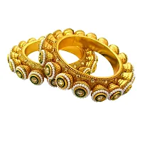 Gold Plated Wedding Wear Bangdi Chuda Set-thumb4