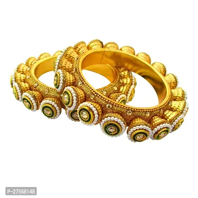 Gold Plated Wedding Wear Bangdi Chuda Set-thumb5