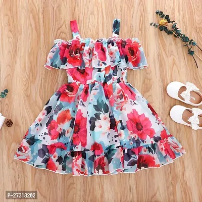 Beautiful Red Baby Frock-thumb3