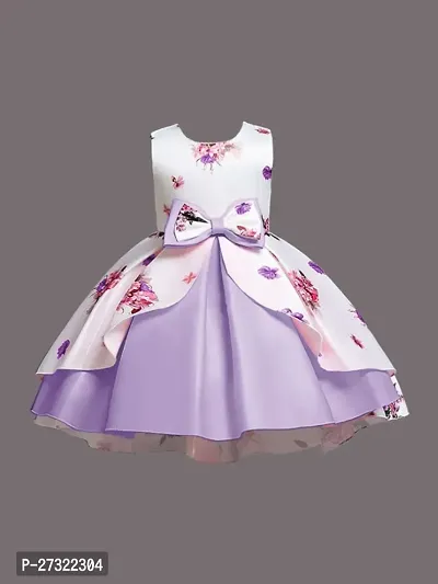 Pink Purpal Baby Frock