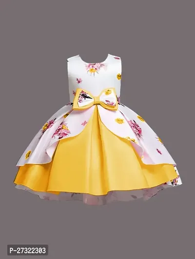 Pink Yellow Baby Frock