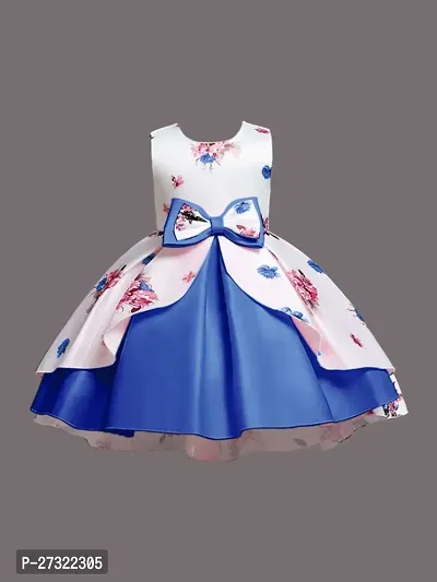 Pink Blue Baby Frock