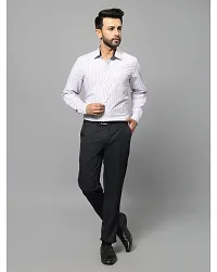 DRAXSTAR Men's Classy Checked Shirt is a Comfortable Cotton Blend Fabric, Long Sleeve Shirt or Formal Shirt, Comfort of Our Men's Cotton Blend Fabric Shirt.-thumb4