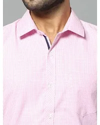 DRAXSTAR Men's Classy Checked Shirt is a Comfortable Cotton Blend Fabric, Long Sleeve Shirt or Formal Shirt, Comfort of Our Men's Cotton Blend Fabric Shirt.-thumb3