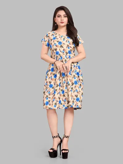 Stylish Crepe Dress For Women