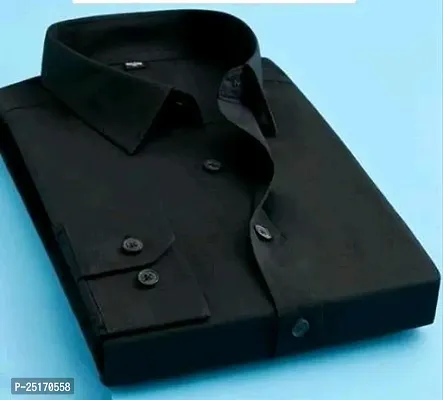 Formal Black Shirt for Men's-thumb0