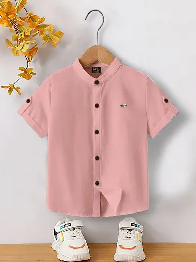 Elegant Solid Shirts For Boys