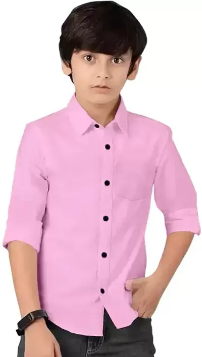 Elegant Solid Shirts For Boys