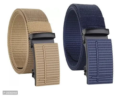 Multicolored Designed Pack of 2 Belts-thumb0