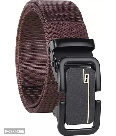 Stylish Nylon Solid Casual Belt For Men-thumb0