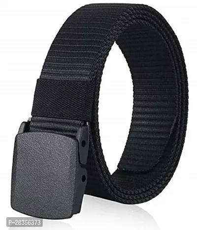 Stylish Nylon Solid Casual Belt For Men-thumb0
